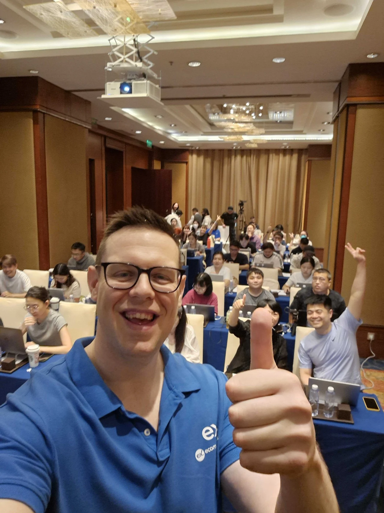 Marc with participants in his Shenzhen SEO workshop